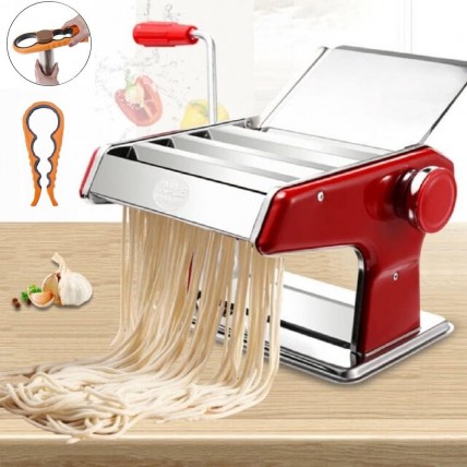 G-Well Manual Pasta Maker with 3 Attachments + Can Opener ( bonus) 